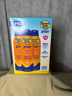 Banana Boat Sunscreen 3 pk